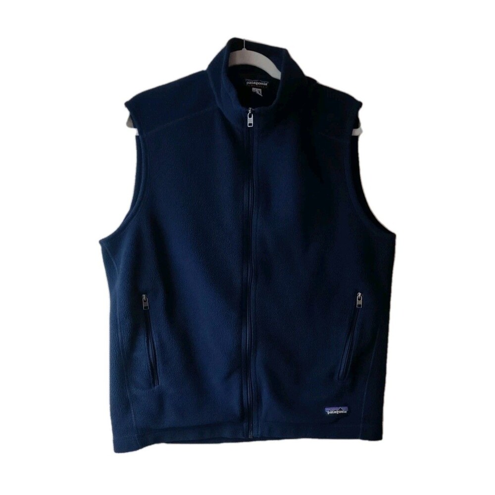 Patagonia Synchilla Men's Fleece Vest Navy Blue Size Large